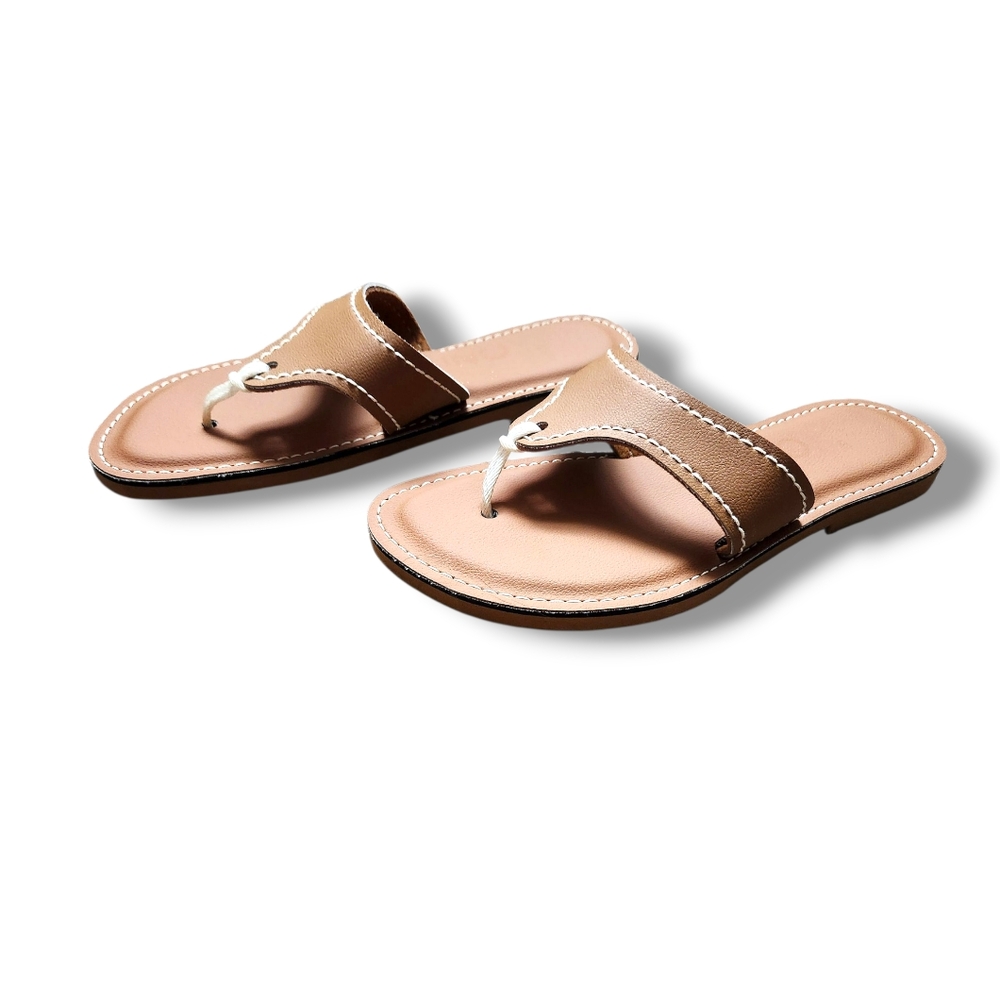 Kino "Lily" Handmade Leather Thong Sandals | 8 - Picture 7 of 7